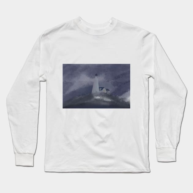 Leave a light on Long Sleeve T-Shirt by RosieAmberg